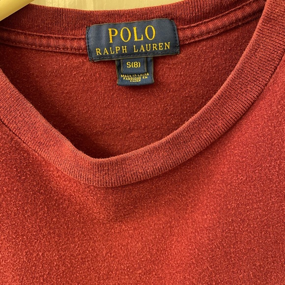 Polo Ralph Lauren logo T-shirt maroon - Picture 3 of 8